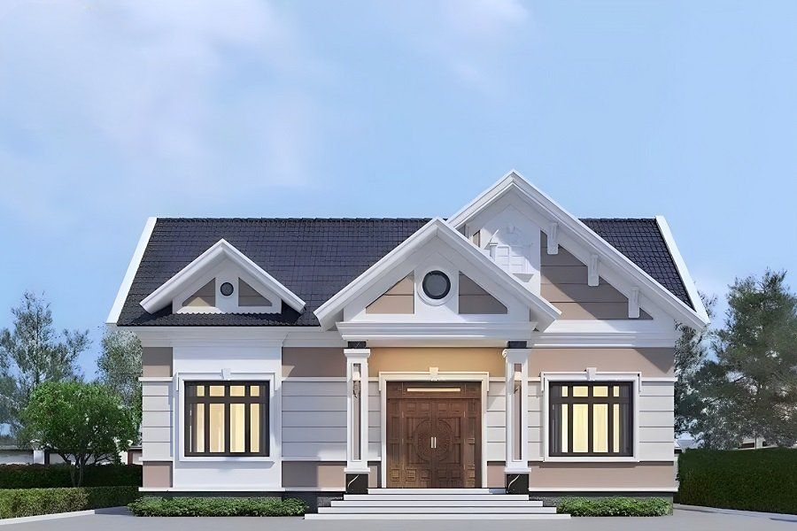 Nhà 1 Tầng Mái Nhật