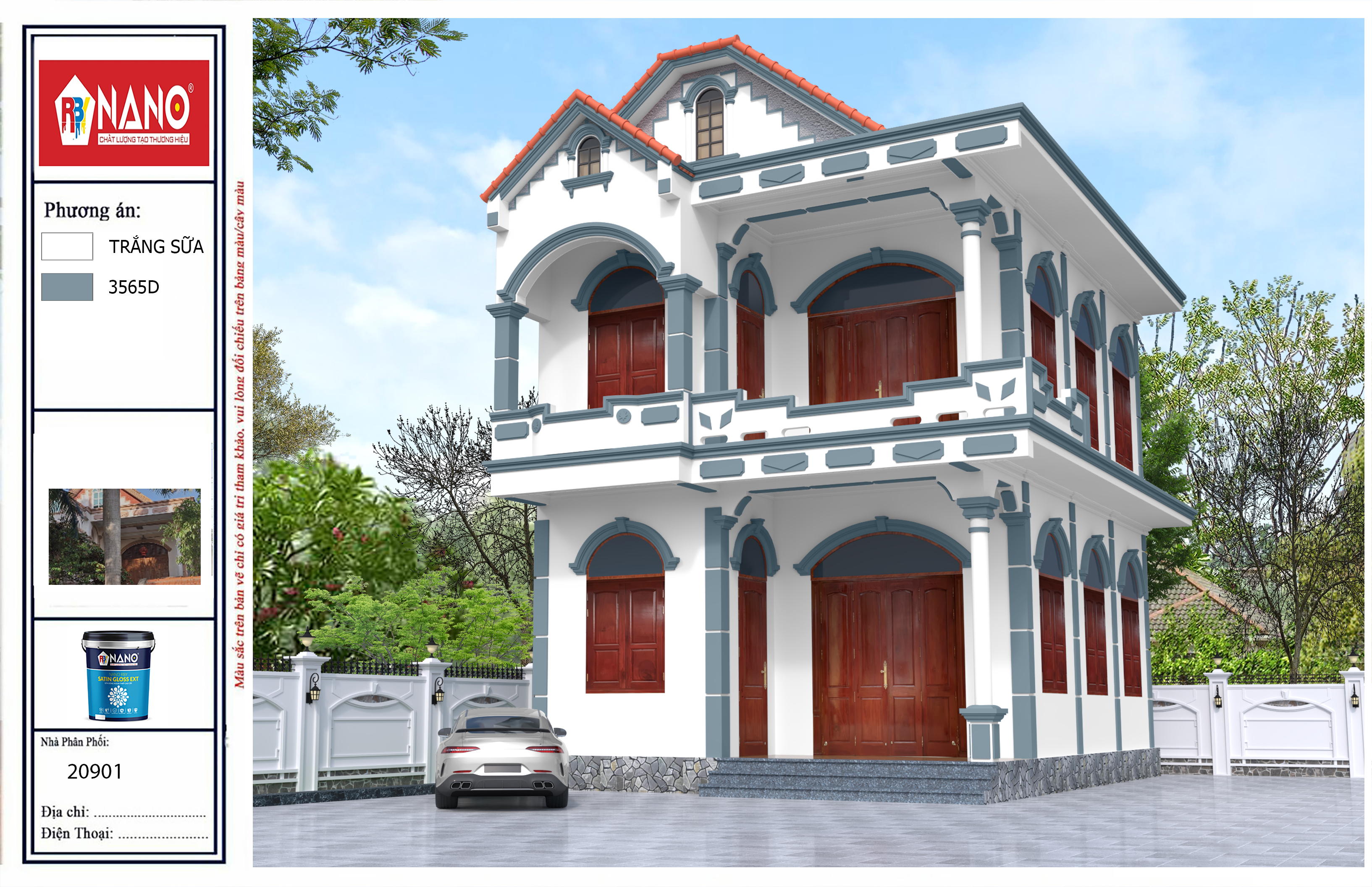 Nhà 1 Tầng Mái Thái