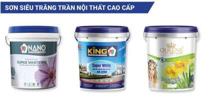 Sơn Siêu Trắng Trần Nội Thất Cao Cấp